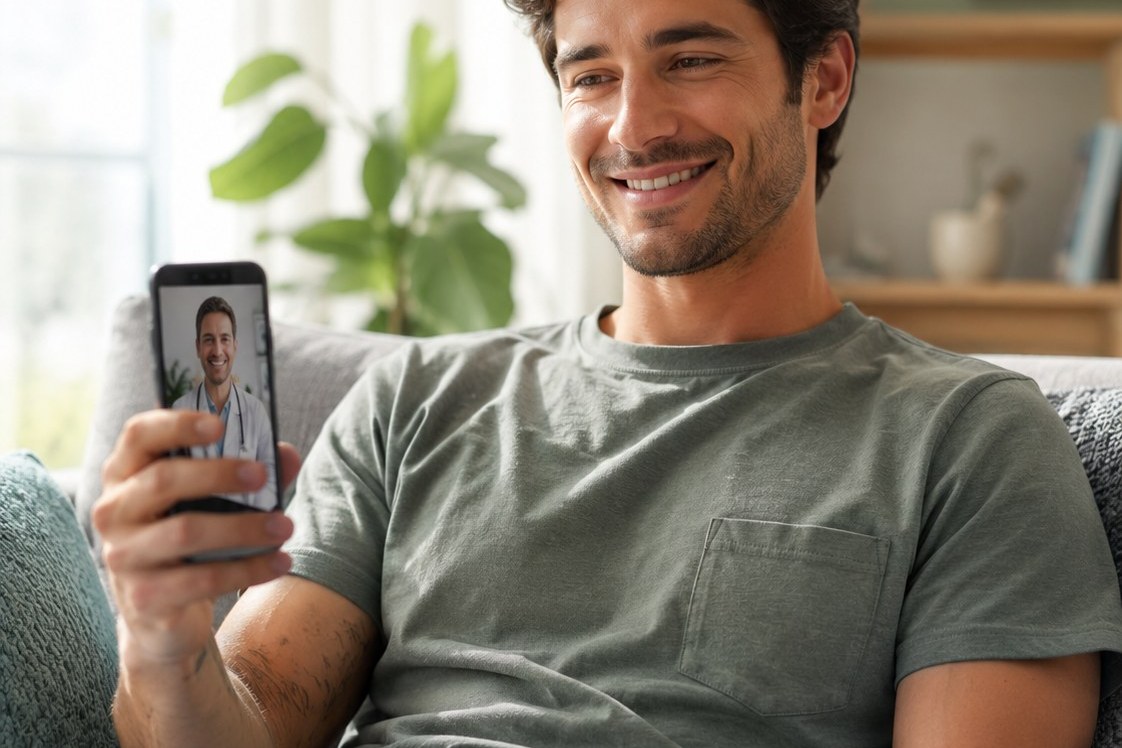 The OnTimeMD app on a phone